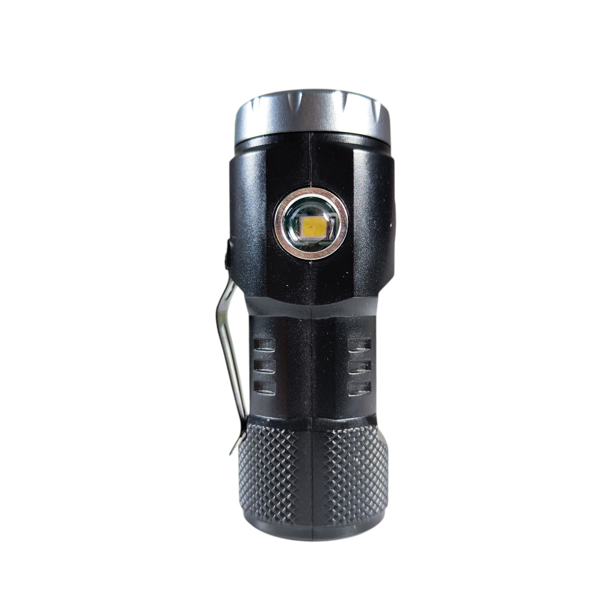 چراغ‌قوه شارژی مینی 360 مدل LH-7052 با نور LED و آهنربا | چراغ قوه چندحالته شارژی