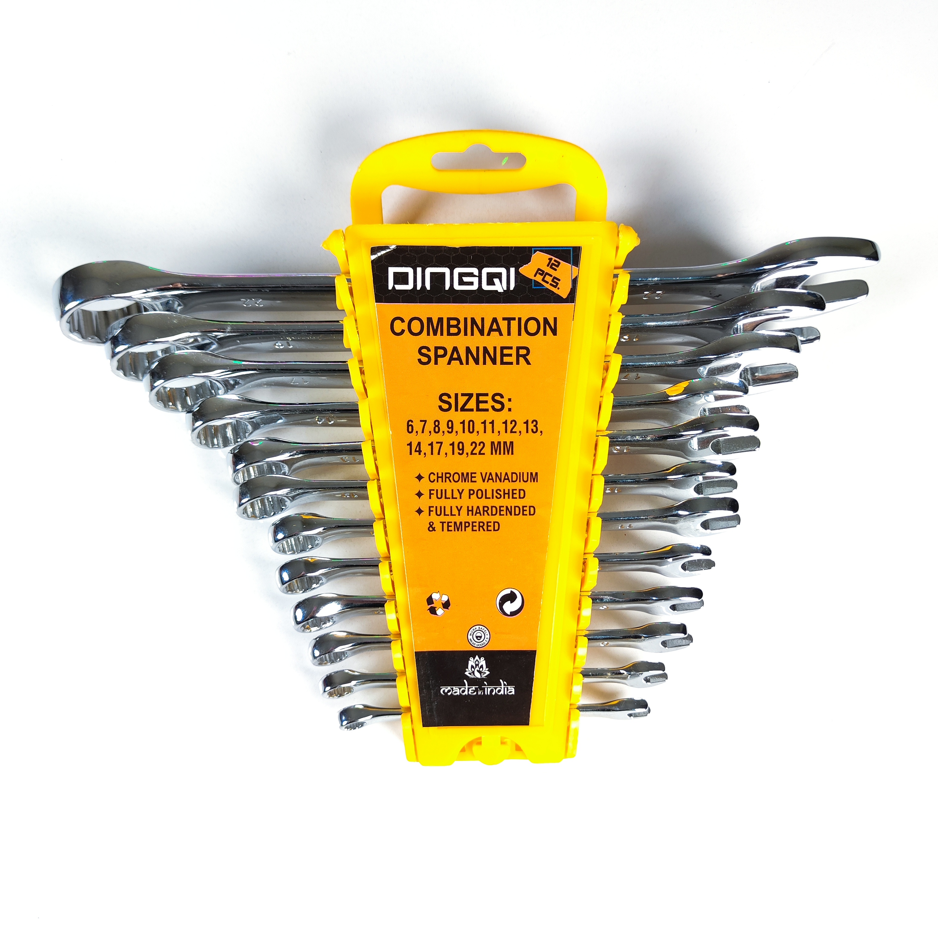 ست آچار یک سر رینگ ۱۲ پارچه DINGQI