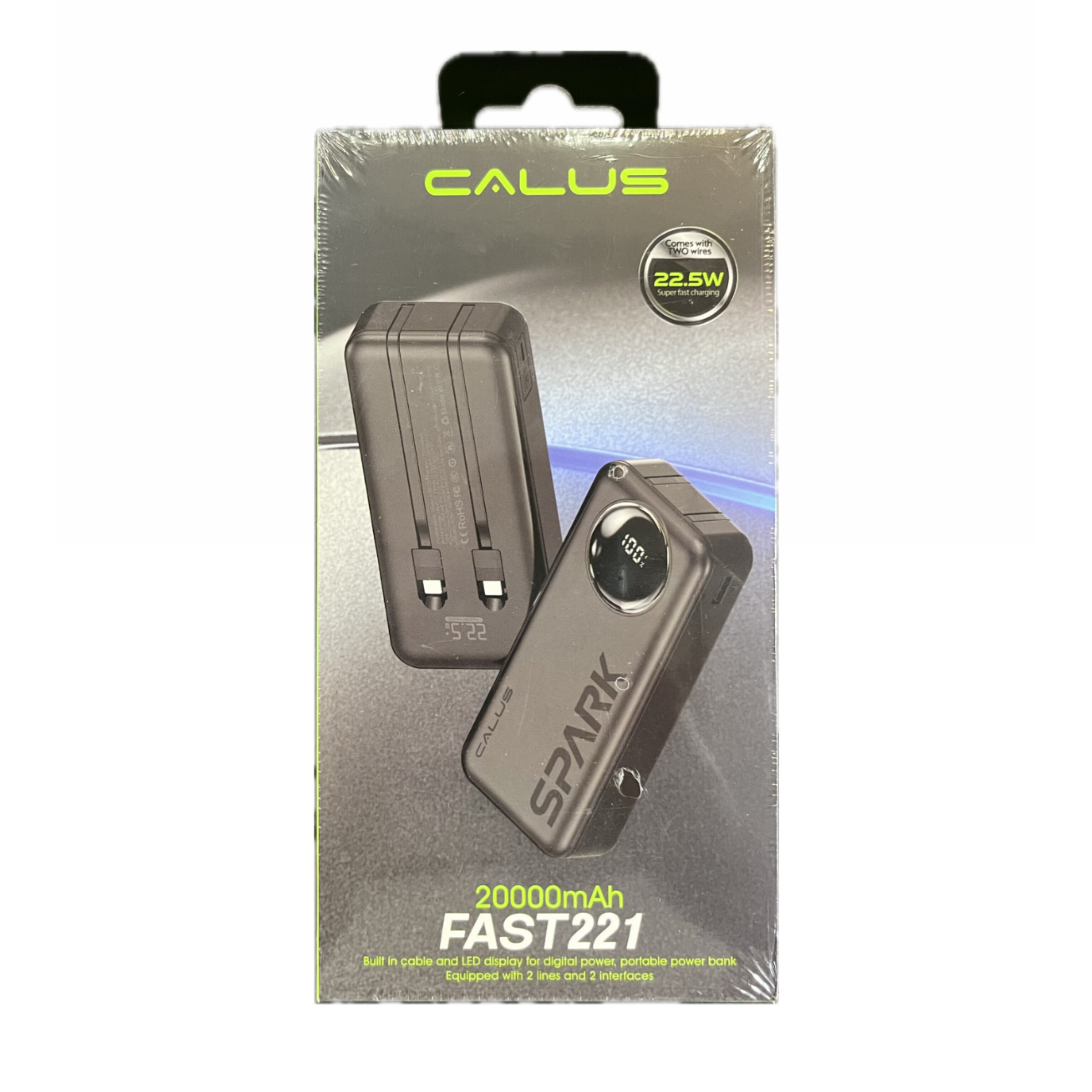 پاور بانک ۲۰ هزار فست شارژ برند CALUS مدل FAST 221