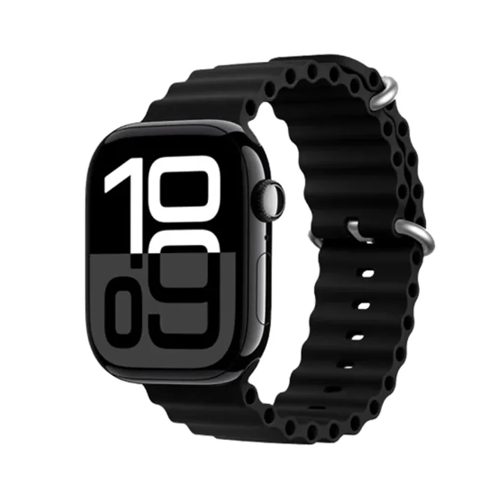 ساعت هوشمند طرح اپل  KW35 MAX KEQIWEAR با ده دستبند و تضمین اصالت