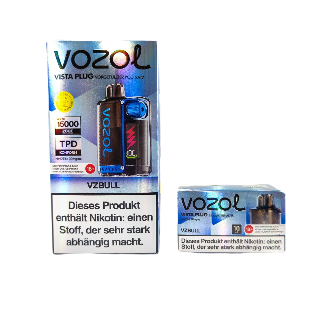 پاد ۱5 هزار پاف VOZOL + یک عدد جویس اضافه